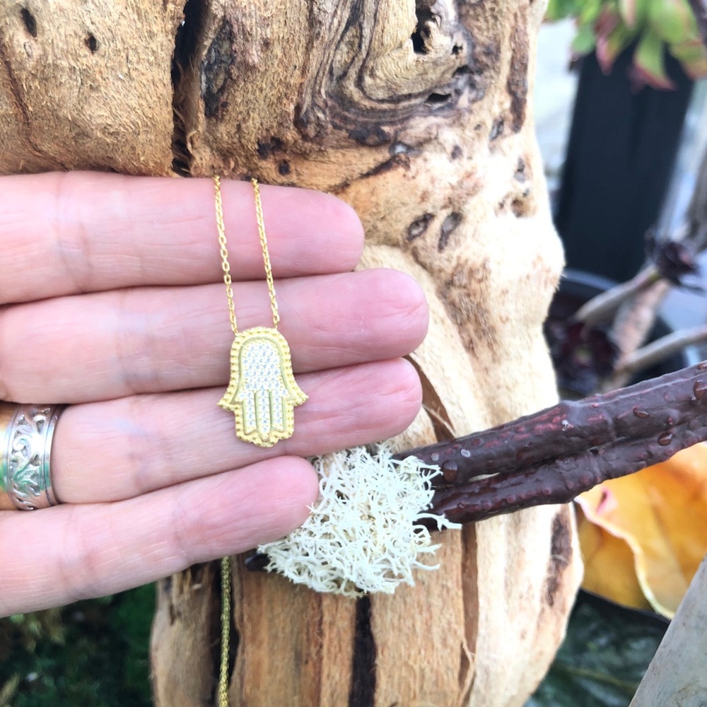🧿  KHAMSA 🧿 Gold Filled Adjustable Necklace
